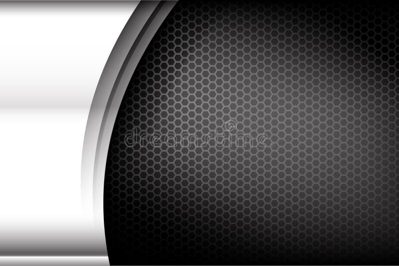 Metallic steel and honeycomb element background texture vector illustration. Metallic steel and honeycomb element background texture vector illustration