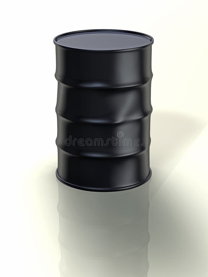 3d image of a metal barrel filled with crude oil. 3d image of a metal barrel filled with crude oil