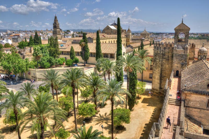 мечеть Испания cordoba собора alcazar стоковые фотографии rf