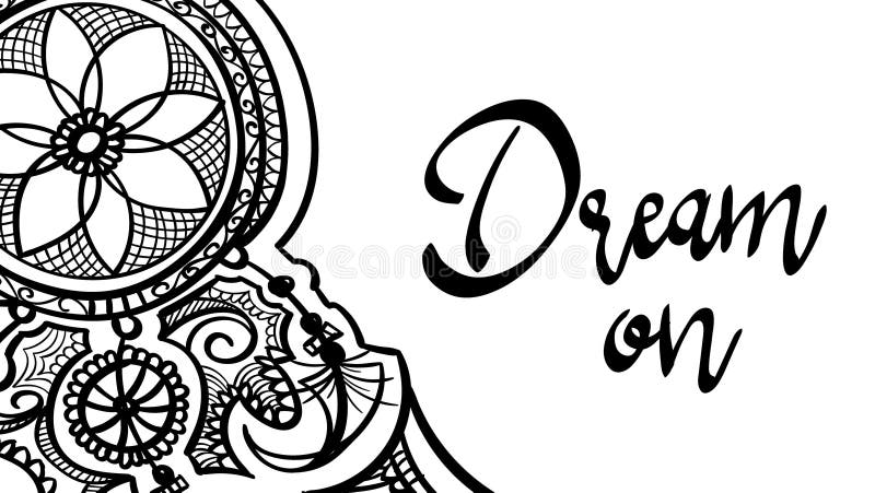 Мечта печати моды на дизайне mehndi татуировки dreamcather с пер черная нарисованная рука doodle контурит план изолированный на б иллюстрация вектора Мечта печати моды на дизайне mehndi татуировки dreamcather с пер черная нарисованная рука doodle контурит план изолированный на б иллюстрация вектора