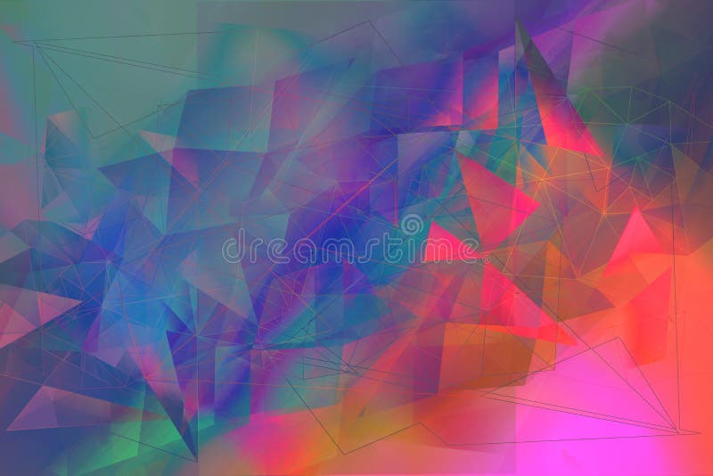 Мечтательный, конспект, multicolor, геометрическая предпосылка иллюстрация вектора Мечтательный, конспект, multicolor, геометрическая предпосылка иллюстрация вектора