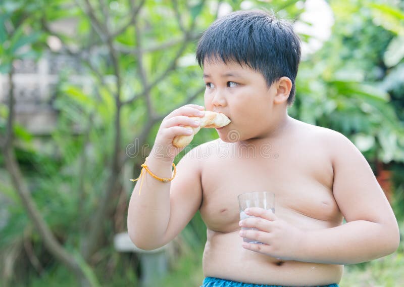 Chubby chinese boy