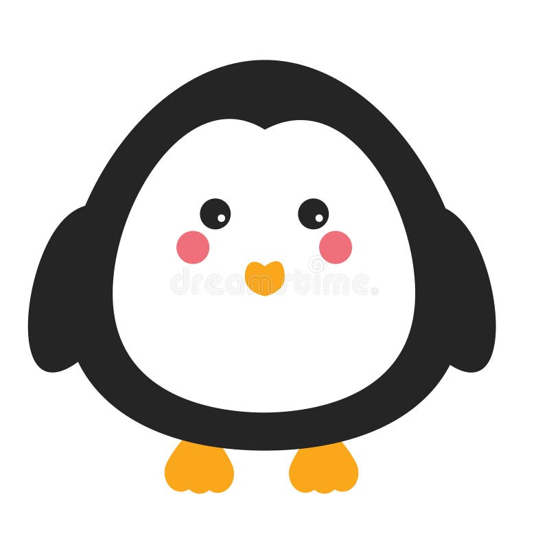 Милый характер пингвина kawaii Дети вводят в моду, vector иллюстрацию иллюстрация вектора Милый характер пингвина kawaii Дети вводят в моду, vector иллюстрацию иллюстрация вектора