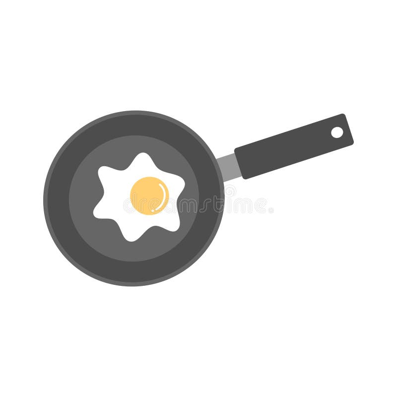 Милая яичница мультфильма на иллюстрации вектора взгляда сверху сковороды иллюстрация вектора Милая яичница мультфильма на иллюстрации вектора взгляда сверху сковороды иллюстрация вектора