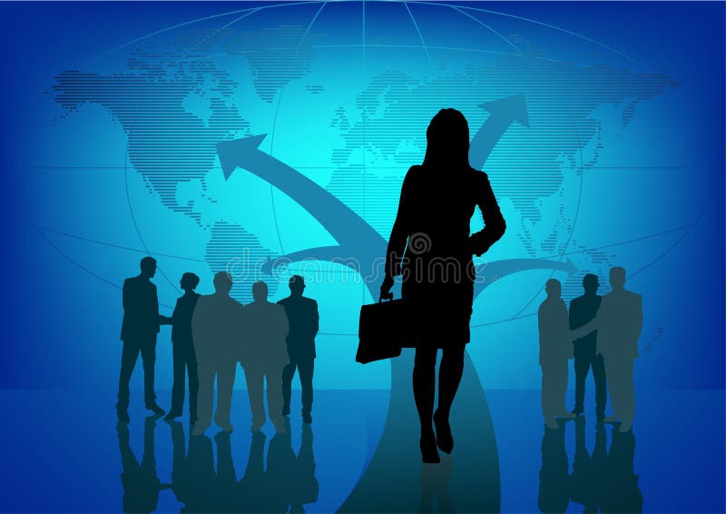 World Business - global business, concept background, vector. World Business - global business, concept background, vector