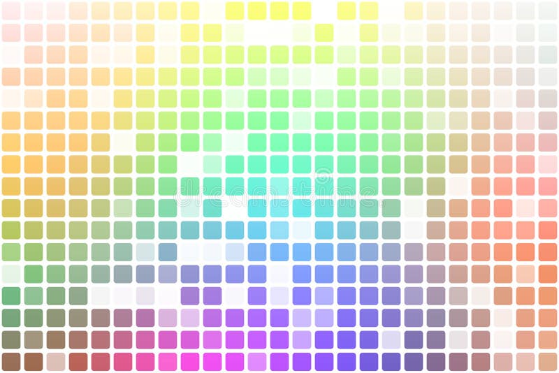 Light rainbow occasional opacity vector square tiles mosaic over white background. Light rainbow occasional opacity vector square tiles mosaic over white background