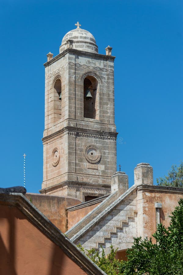 Монастырь Agia Triada в Крите, Греции стоковое фото rf Монастырь Agia Triada в Крите, Греции стоковое фото rf