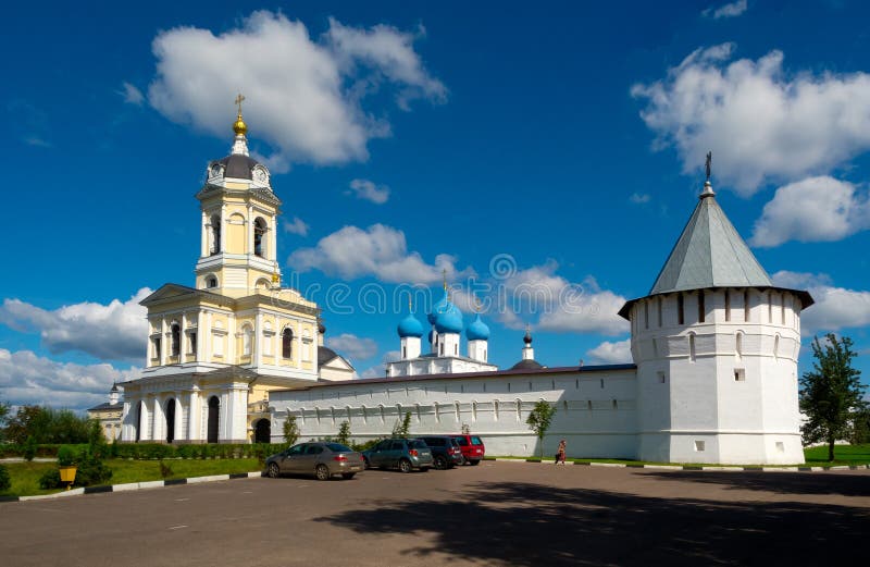 Vysotsky Monastery in Serpukhov, Moscow area, Russia. It was established in 1370. Vysotsky Monastery in Serpukhov, Moscow area, Russia. It was established in 1370.