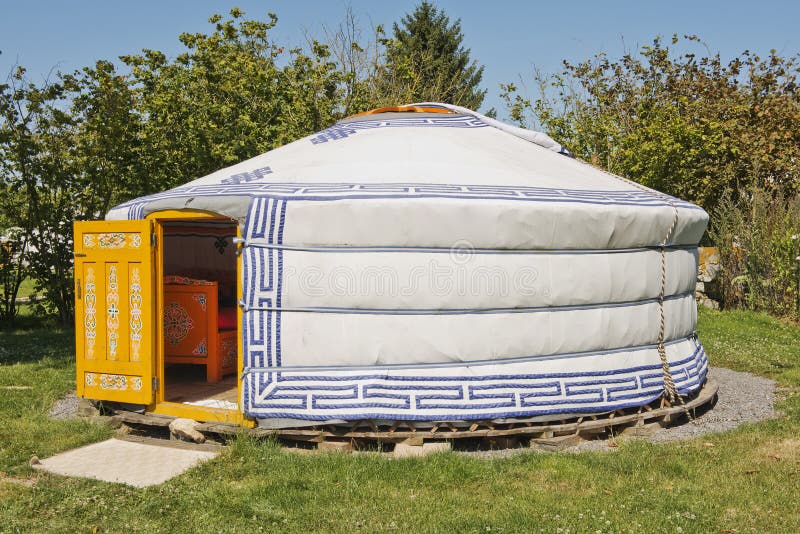 Монгольское yurt стоковое изображение rf Монгольское yurt стоковое изображение rf