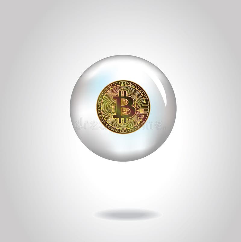Монетка золотого вектора реалистическая с символом bitcoin в пузыре мыла EPS10 бесплатная иллюстрация Монетка золотого вектора реалистическая с символом bitcoin в пузыре мыла EPS10 бесплатная иллюстрация