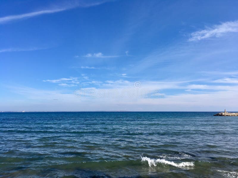 Море и небо стоковое изображение rf Море и небо стоковое изображение rf