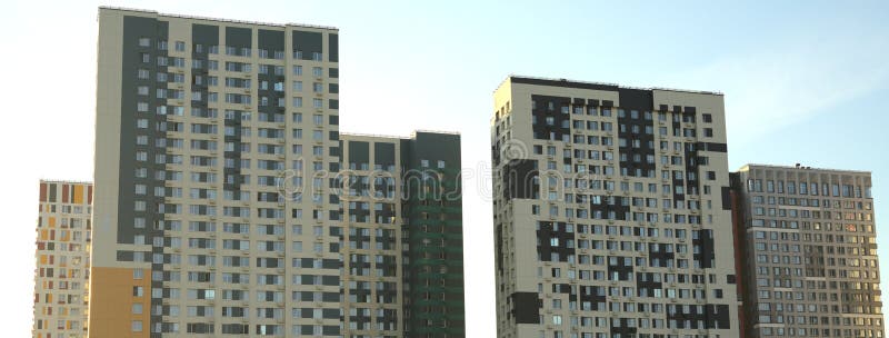 москва россия 30 июня 2021 : высотные современные здания из металла и стекла стоковые изображения rf