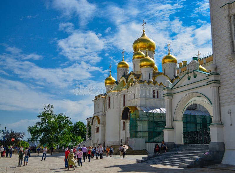 Москва, Россия, Кремль, церковь низложения Натальи и Грегори, XVI века стоковая фотография rf Москва, Россия, Кремль, церковь низложения Натальи и Грегори, XVI века стоковая фотография rf