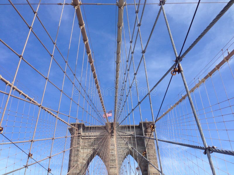 мост brooklyn New York стоковая фотография rf мост brooklyn New York стоковая фотография rf
