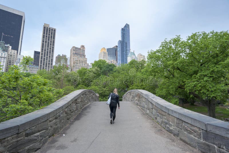 Мост Gapstow в Central Park Нью-Йорке стоковое изображение rf Мост Gapstow в Central Park Нью-Йорке стоковое изображение rf