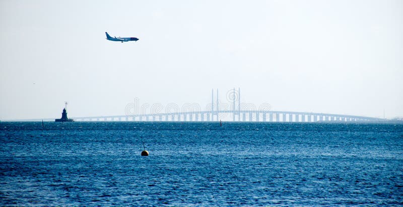 Мост Oresund стоковое изображение rf Мост Oresund стоковое изображение rf