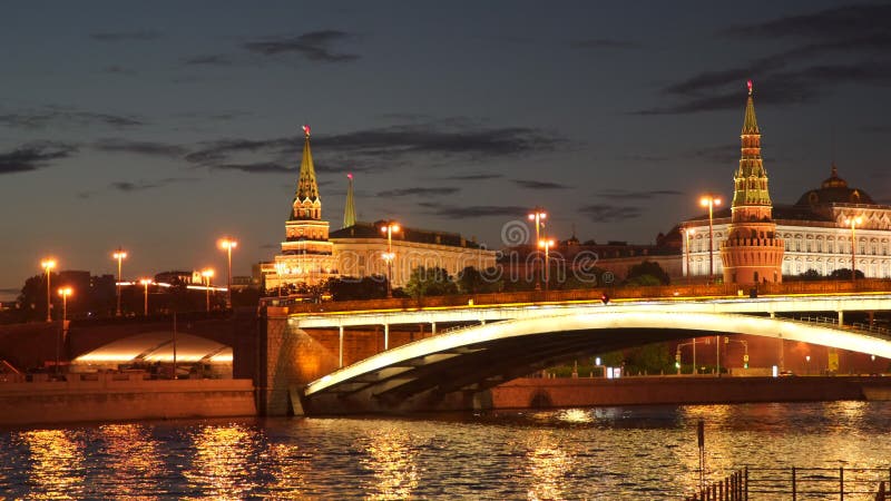 Мост около Кремля в Москве России