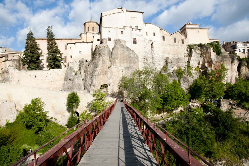 San Pablo Bridge in Cuenca - Spain. San Pablo Bridge in Cuenca - Spain