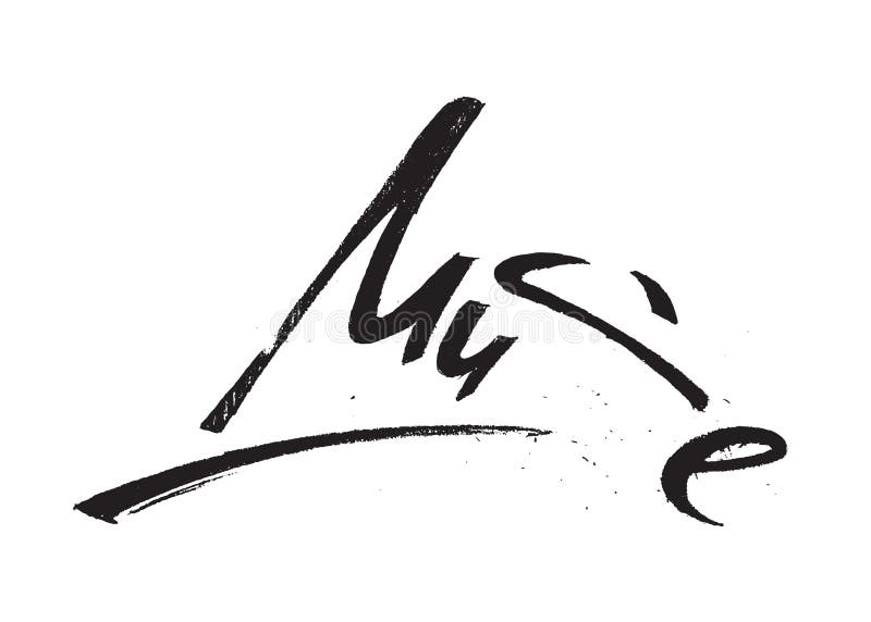 Муза помечая буквами руку Brushpen для того чтобы нарисовать изолированный Grunge иллюстрация вектора Муза помечая буквами руку Brushpen для того чтобы нарисовать изолированный Grunge иллюстрация вектора