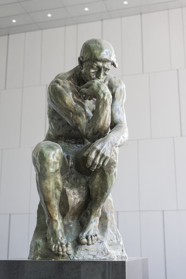 Мыслитель Rodin стоковая фотография rf Мыслитель Rodin стоковая фотография rf