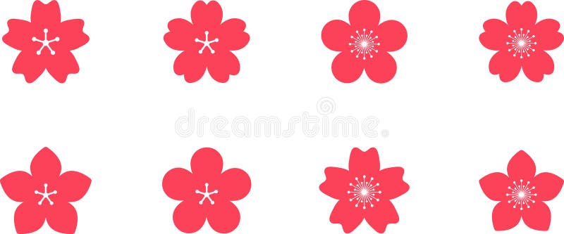 Набор цветов Hippy groovy daisy. Ретро винтаж стиль пасхальной весны ручная декоративные элементы. Значок цветка бесплатная иллюстрация