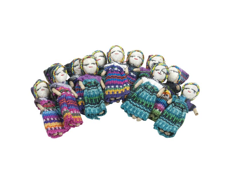 Group of friends don't worry shown by a scattering of Worry Dolls. Confide to the worry dolls at night your worries to relieve yourself of stress, and have a good night's sleep - path included. Group of friends don't worry shown by a scattering of Worry Dolls. Confide to the worry dolls at night your worries to relieve yourself of stress, and have a good night's sleep - path included