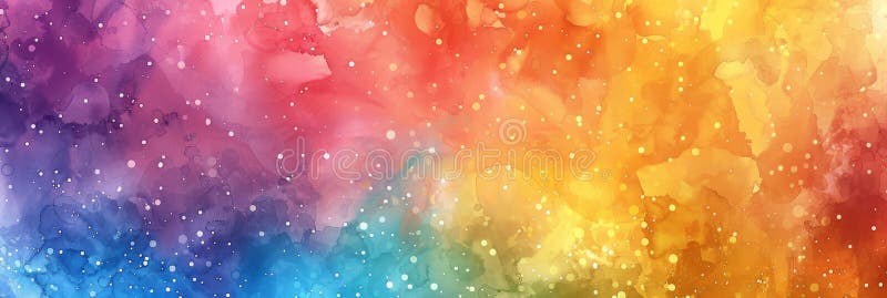 A vibrant watercolor background featuring a rainbow of colors including magenta, electric blue, and more. The colors create a beautiful pattern reminiscent of the sky AI generated. A vibrant watercolor background featuring a rainbow of colors including magenta, electric blue, and more. The colors create a beautiful pattern reminiscent of the sky AI generated