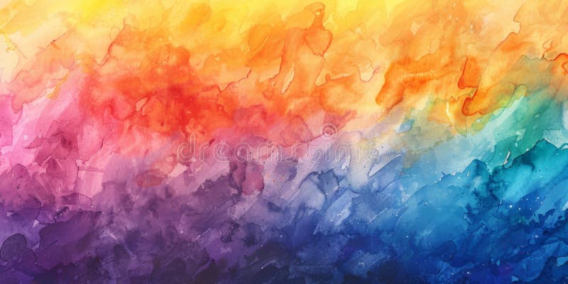 A vibrant watercolor background featuring a rainbow of colors including magenta, electric blue, and more. The colors create a beautiful pattern reminiscent of the sky AI generated. A vibrant watercolor background featuring a rainbow of colors including magenta, electric blue, and more. The colors create a beautiful pattern reminiscent of the sky AI generated