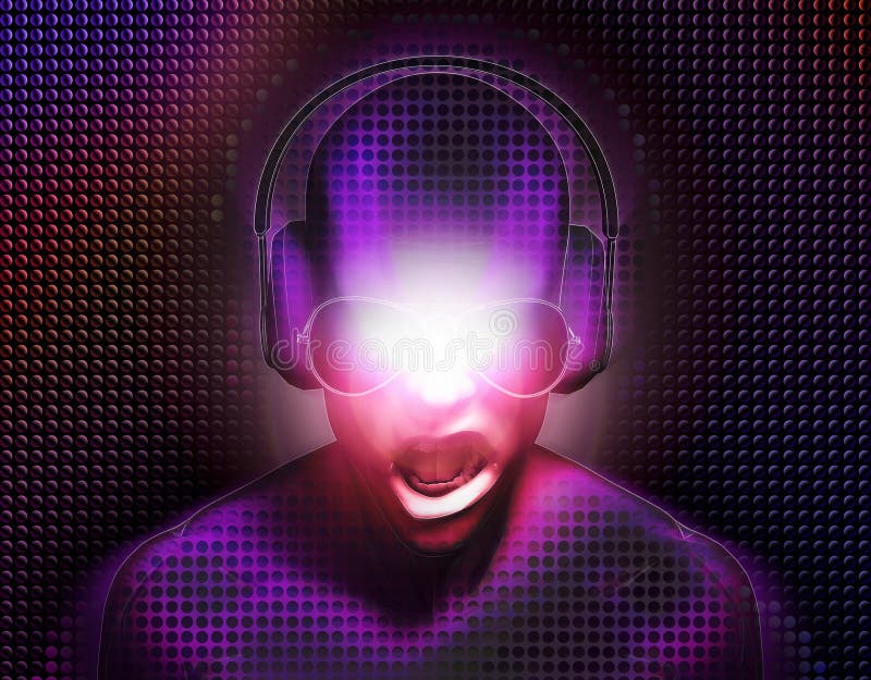 наушники dj иллюстрация вектора наушники dj иллюстрация вектора