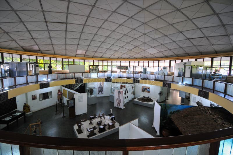 ACCRA, GHANA - NOVEMBER 11, 2011: The National Museum, Accra (1957) in Ghana. ACCRA, GHANA - NOVEMBER 11, 2011: The National Museum, Accra (1957) in Ghana.
