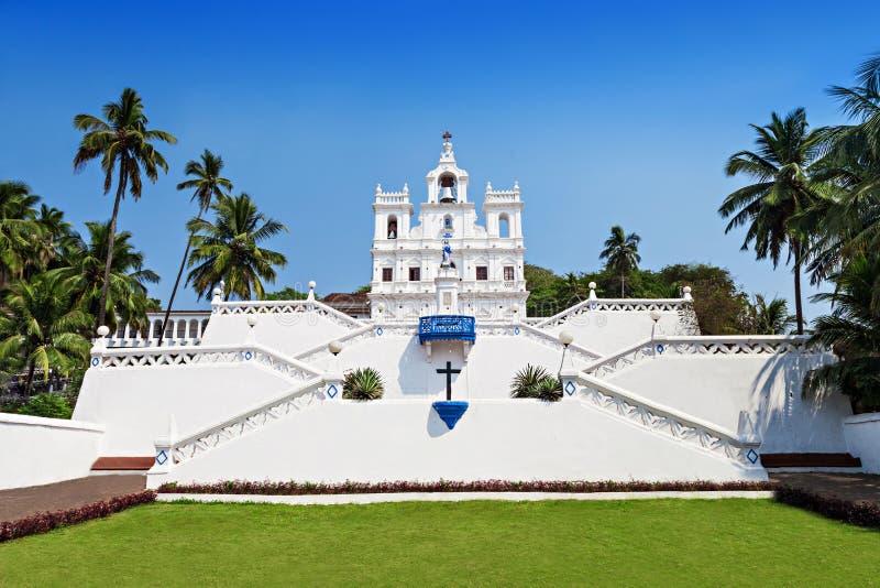 Наша дама Церковь, Goa стоковое фото Наша дама Церковь, Goa стоковое фото