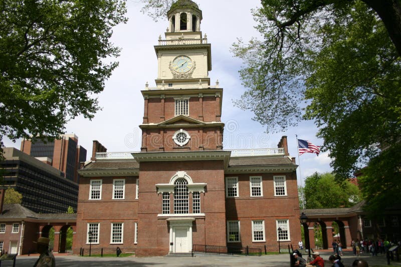 Download независимость Philadelphia залы Стоковое Изображение - изображение насчитывающей путешествие, колоколов: 1188015