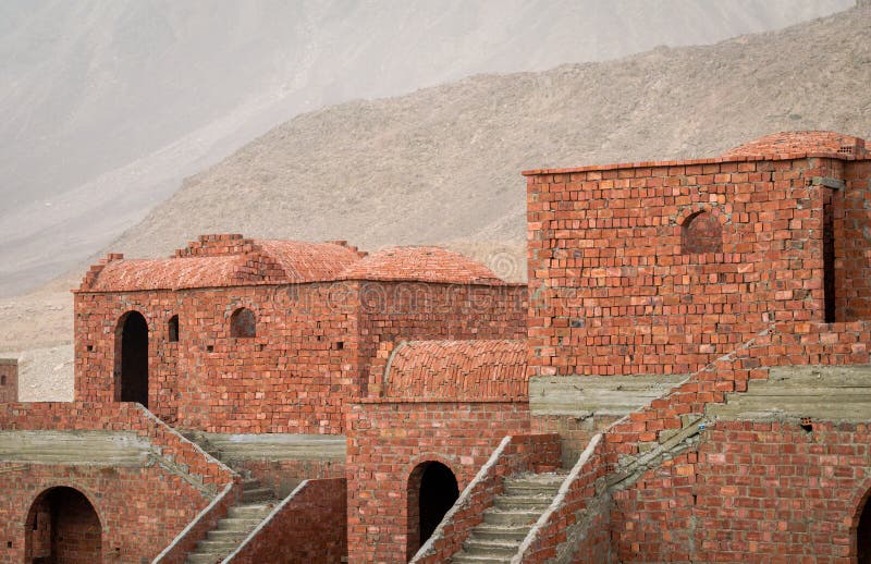 Unfinished brick houses in Egypt. Unfinished brick houses in Egypt