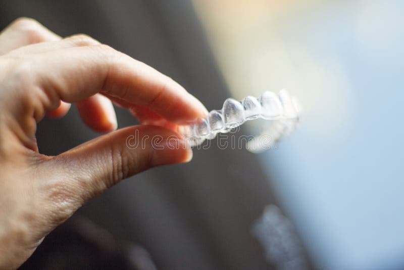 Незримые зубоврачебные orthodontics стоковое фото rf Незримые зубоврачебные orthodontics стоковое фото rf