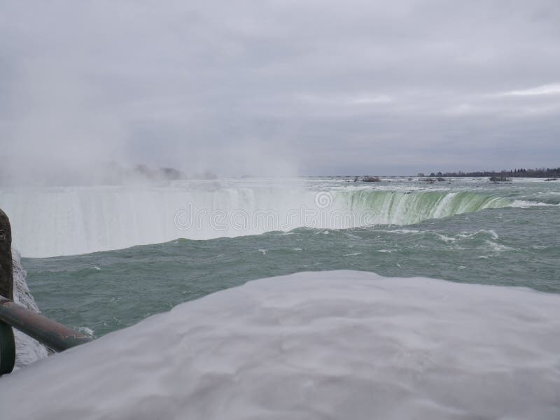 A massive ice storm hits Niagara Falls, Ontario  coating everything in a thick, beautiful but deadly layer of ice. A massive ice storm hits Niagara Falls, Ontario  coating everything in a thick, beautiful but deadly layer of ice