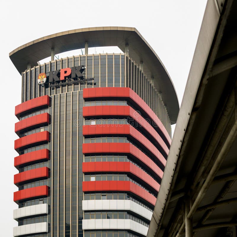 новая комиссия kpk по искоренению коррупции jakarta indonesia. стоковая фотография rf