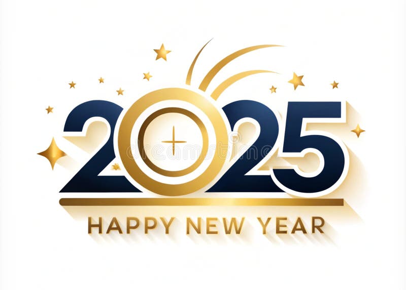 Новый 2025 год бесплатная иллюстрация
