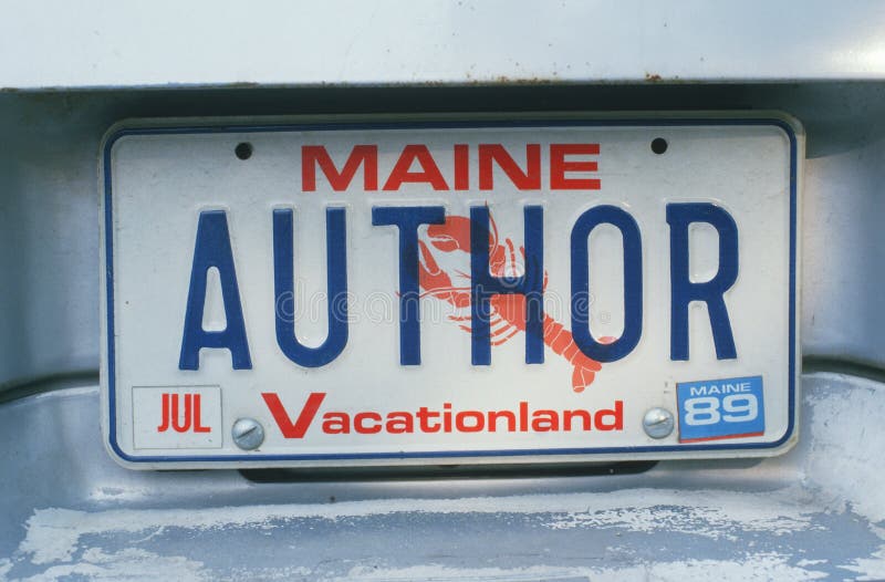 Vanity License Plate in Maine. Vanity License Plate in Maine