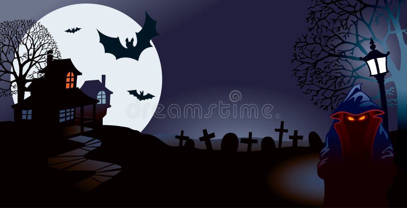 ноча halloween иллюстрация вектора ноча halloween иллюстрация вектора