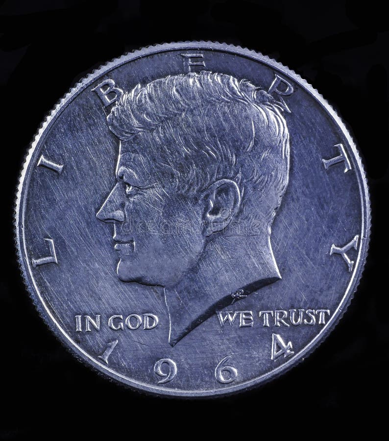 A Silver Kennedy Half Dollar. A Silver Kennedy Half Dollar