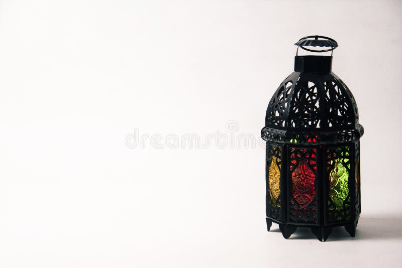 Lightened Lantern style Arab or Morocco . Lightened Lantern style Arab or Morocco .