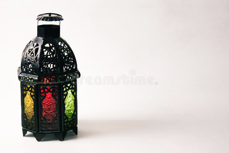 Lightened Lantern style Arab or Morocco . Lightened Lantern style Arab or Morocco .