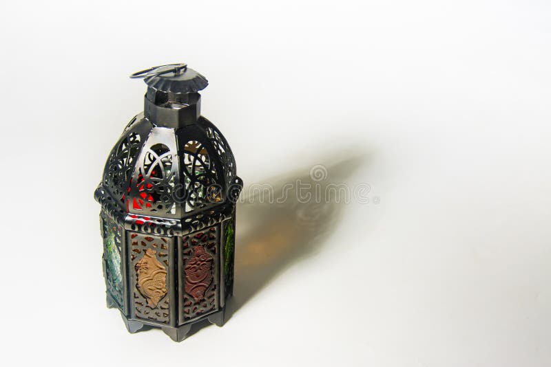 Lightened Lantern style Arab or Morocco . Lightened Lantern style Arab or Morocco .