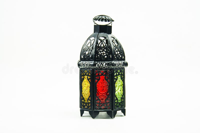 Lightened Lantern style Arab or Morocco . Lightened Lantern style Arab or Morocco .