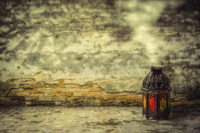 Lightened Lantern style Arab or Morocco . Lightened Lantern style Arab or Morocco .