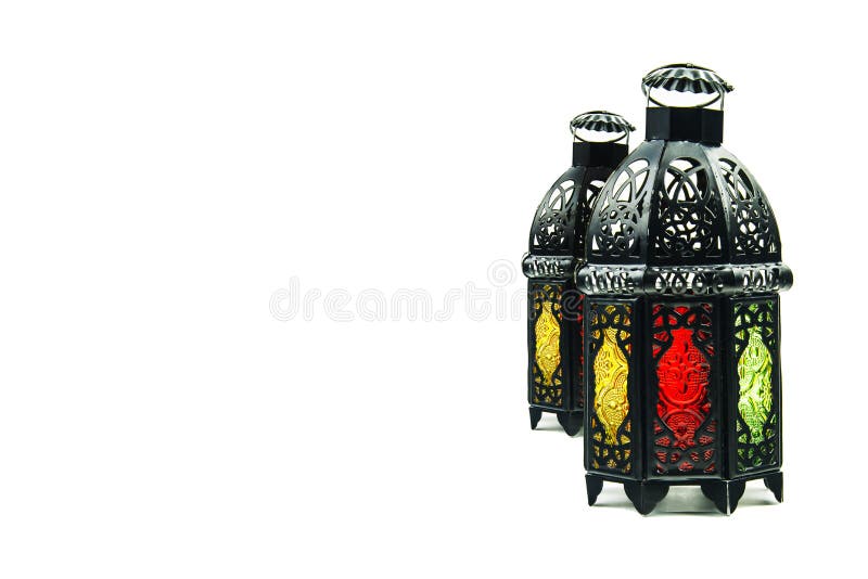 Lightened Lantern style Arab or Morocco . Lightened Lantern style Arab or Morocco .