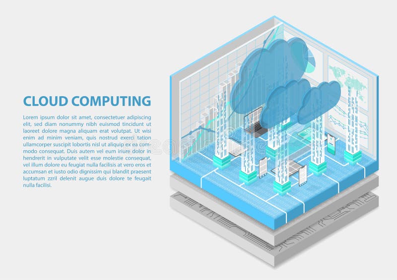 Облако вычисляя равновеликую иллюстрацию вектора Конспект 3D infographic с мобильными устройствами иллюстрация штока Облако вычисляя равновеликую иллюстрацию вектора Конспект 3D infographic с мобильными устройствами иллюстрация штока