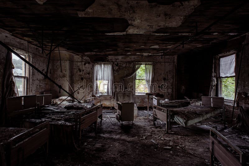 Общая больница Браунсвилла - Браунсвилл, Пенсильвания стоковая фотография