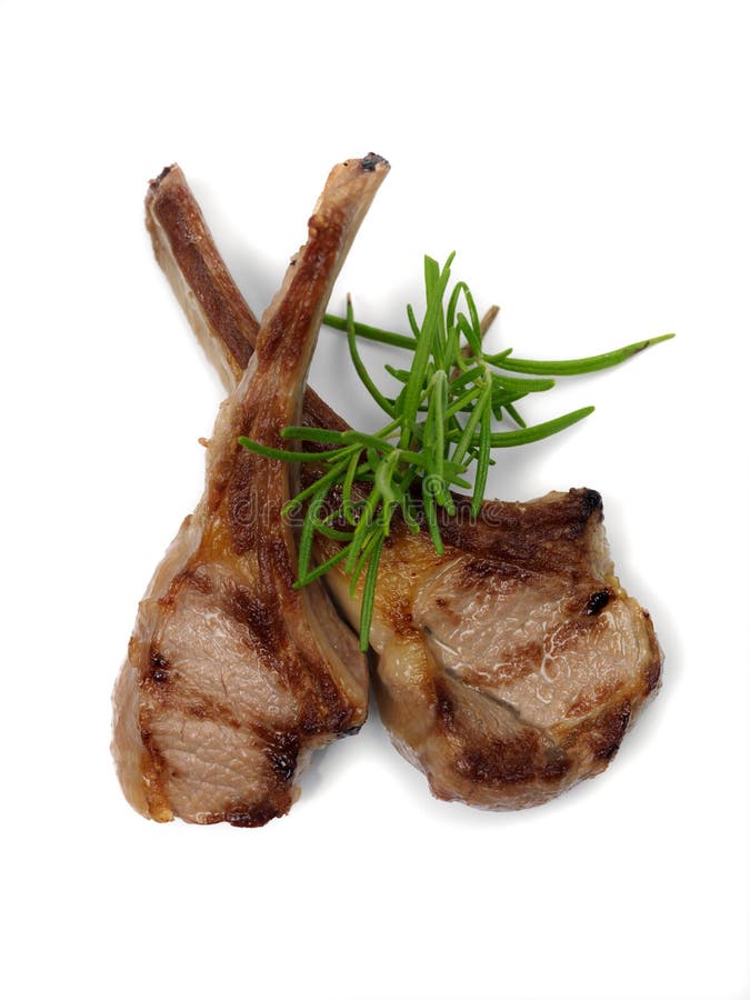 овечка сваренная chops стоковая фотография rf овечка сваренная chops стоковая фотография rf