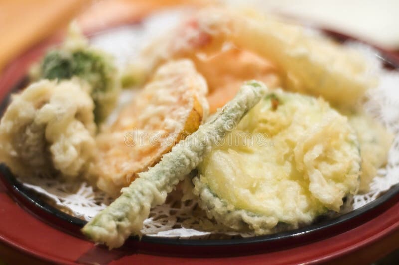 Como hacer verduras en tempura
